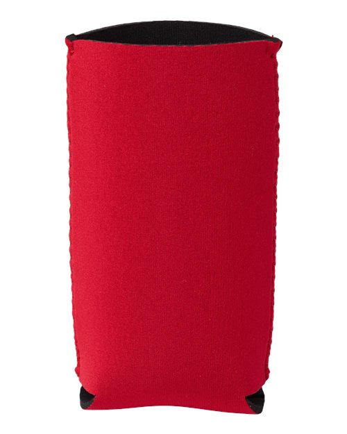 Liberty Bags FT007SC 12 oz. Neoprene Slim Can and Bottle Holder - Red - front