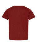 Rabbit Skins 3321 Toddler Fine Jersey Tee - Cardinal Blackout - back