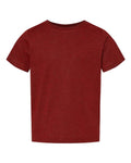 Rabbit Skins 3321 Toddler Fine Jersey Tee - Cardinal Blackout - front