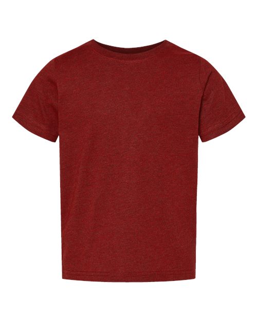 Rabbit Skins 3321 Toddler Fine Jersey Tee - Cardinal Blackout - front