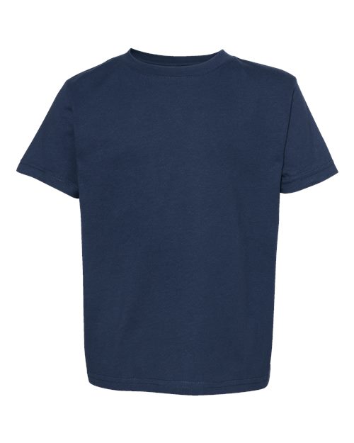 Rabbit Skins 3321 Toddler Fine Jersey Tee - Denim - front