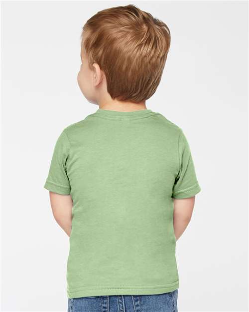 Rabbit Skins 3321 Toddler Fine Jersey Tee - Sage - model back