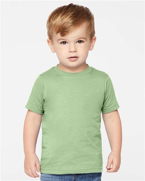 Rabbit Skins 3321 Toddler Fine Jersey Tee - Sage - model front