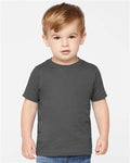 Rabbit Skins 3321 Toddler Fine Jersey Tee - Slate - model front