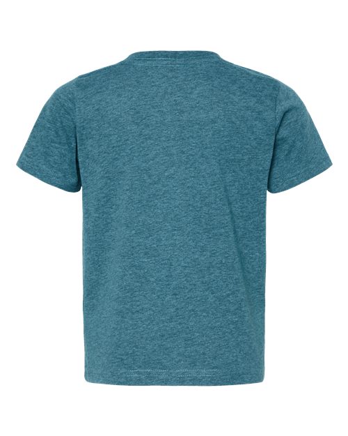 Rabbit Skins 3321 Toddler Fine Jersey Tee - Surf Blackout - back