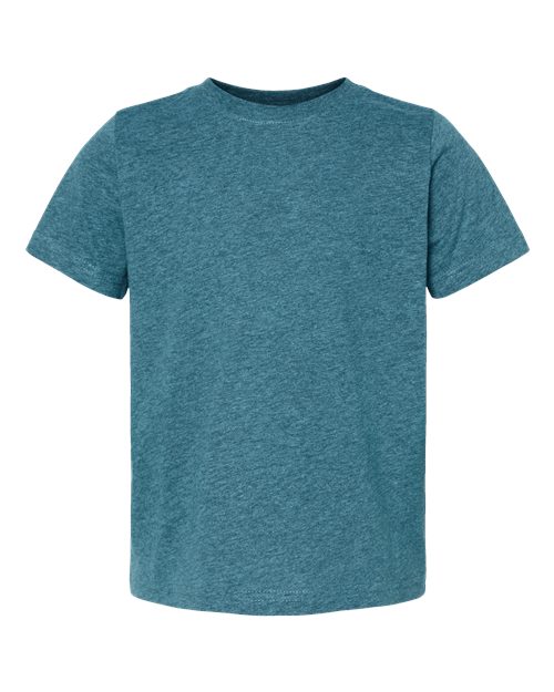Rabbit Skins 3321 Toddler Fine Jersey Tee - Surf Blackout - front