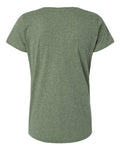 LAT 3516 Women's Fine Jersey Tee - Bamboo Blackout - back