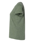 LAT 3516 Women's Fine Jersey Tee - Bamboo Blackout - side
