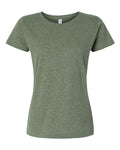 LAT 3516 Women's Fine Jersey Tee - Bamboo Blackout - front
