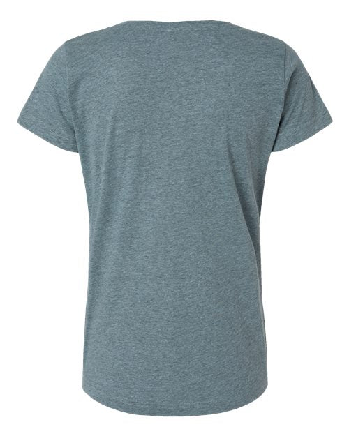 LAT 3516 Women's Fine Jersey Tee - Ice Blackout - back