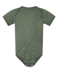 Rabbit Skins 4424 Infant Fine Jersey Bodysuit - Bamboo Blackout - front
