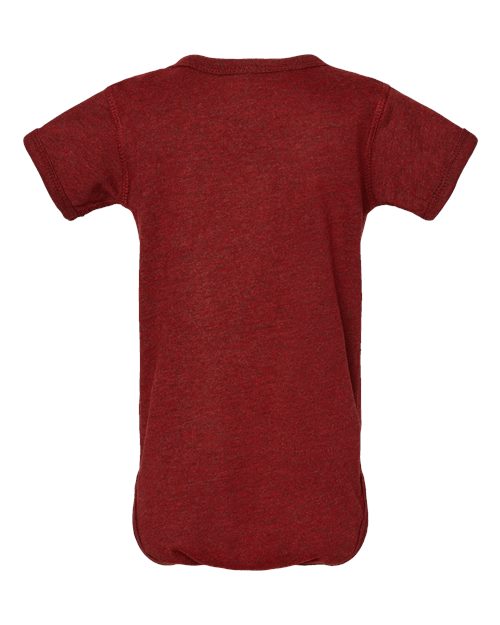 Rabbit Skins 4424 Infant Fine Jersey Bodysuit - Cardinal Blackout - back