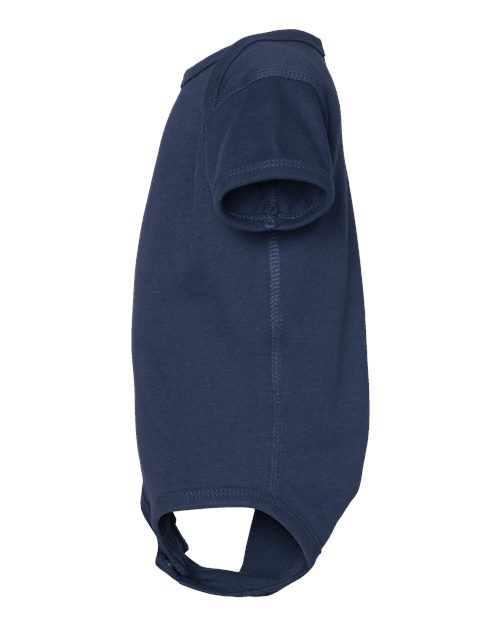 Rabbit Skins 4424 Infant Fine Jersey Bodysuit - Denim - side