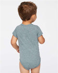 Rabbit Skins 4424 Infant Fine Jersey Bodysuit - Ice Blackout - model back