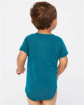 Rabbit Skins 4424 Infant Fine Jersey Bodysuit - Oceanside - model back