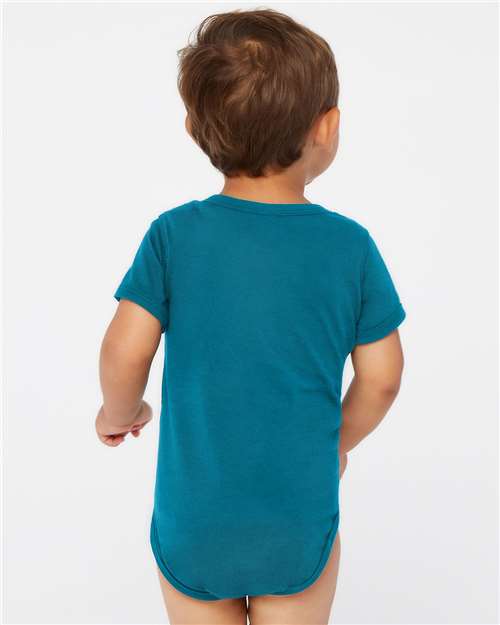 Rabbit Skins 4424 Infant Fine Jersey Bodysuit - Oceanside - model back
