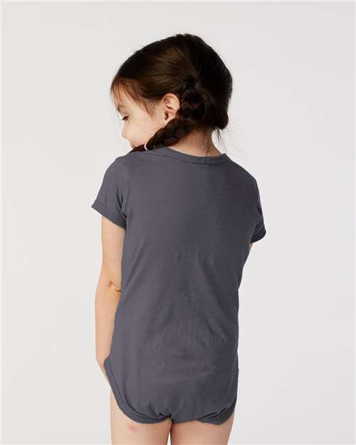 Rabbit Skins 4424 Infant Fine Jersey Bodysuit - Slate - model back