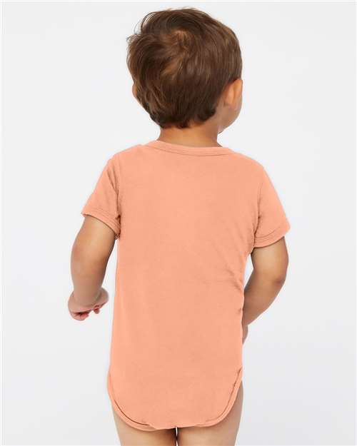 Rabbit Skins 4424 Infant Fine Jersey Bodysuit - Sunset - model back