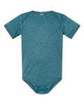 Rabbit Skins 4424 Infant Fine Jersey Bodysuit - Surf Blackout - front