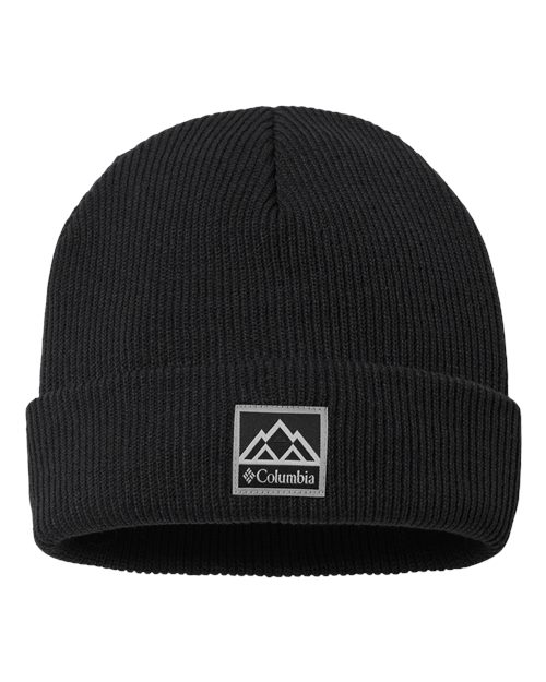 Columbia 191132 Whirlibird Cuffed Beanie - Black - front