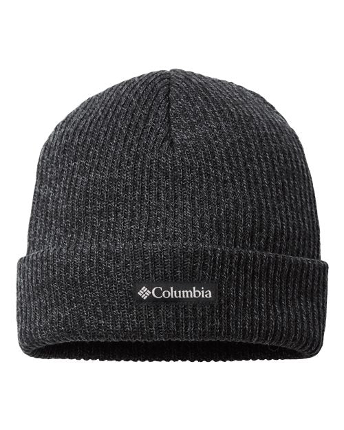 Columbia 191132 Whirlibird Cuffed Beanie - Black/ Graphite - front