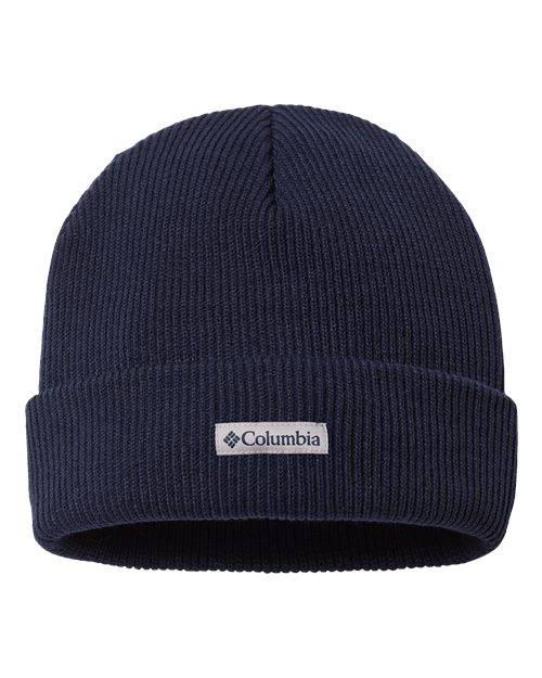 Columbia 191132 Whirlibird Cuffed Beanie - Dark Nocturnal - front