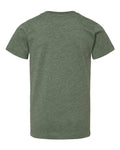 LAT 6101 Youth Fine Jersey Tee - Bamboo Blackout - back