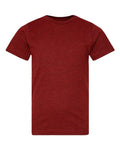 LAT 6101 Youth Fine Jersey Tee - Cardinal Blackout - front