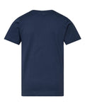 LAT 6101 Youth Fine Jersey Tee - Denim - back