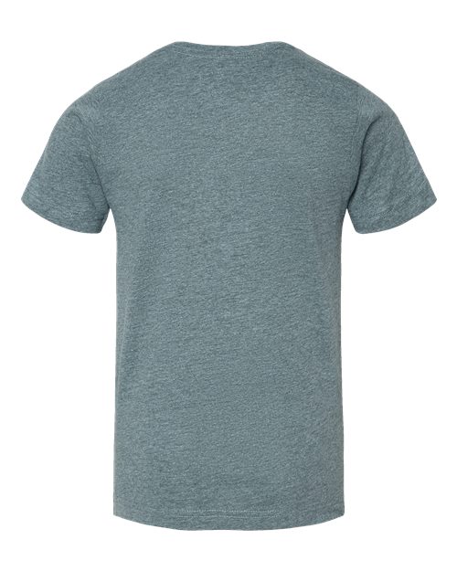 LAT 6101 Youth Fine Jersey Tee - Ice Blackout - back