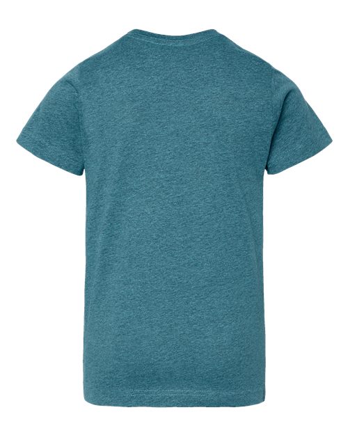 LAT 6101 Youth Fine Jersey Tee - Surf Blackout - back