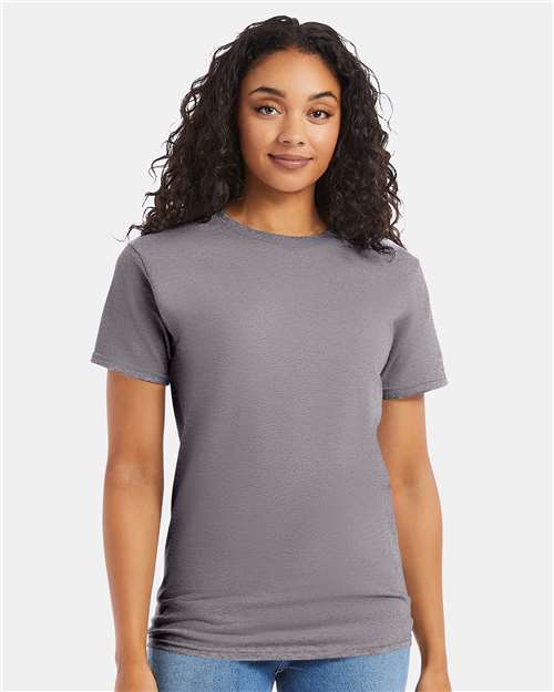 Hanes 5280 Essential-T T-Shirt - Graphite - model front