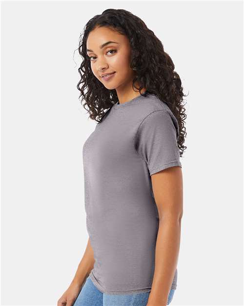 Hanes 5280 Essential-T T-Shirt - Graphite - model side