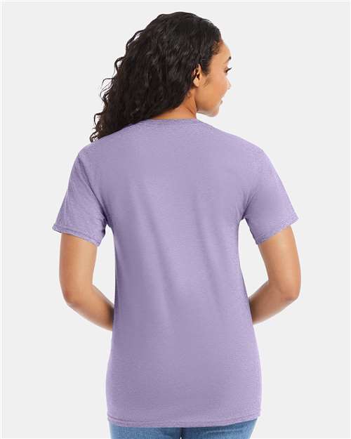 Hanes 5280 Essential-T T-Shirt - Lavender - model back