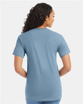 Hanes 5280 Essential-T T-Shirt - Stonewashed Blue - model back