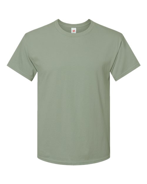 Hanes 5280 Essential-T T-Shirt - Stonewashed Green - flat front