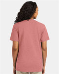 Hanes 4980 Perfect-T T-Shirt - Mauve Heather - model back