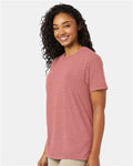 Hanes 4980 Perfect-T T-Shirt - Mauve Heather - model side