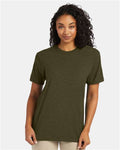 Hanes 4980 Perfect-T T-Shirt - Military Green Heather - model front