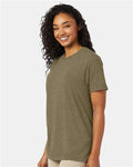 Hanes 4980 Perfect-T T-Shirt - Oregano Heather - model side