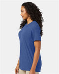 Hanes 4980 Perfect-T T-Shirt - Regal Navy Heather - model side