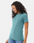 Hanes 5180 Unisex Beefy-T T-Shirt - Green Clay - model side