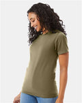 Hanes 5180 Unisex Beefy-T T-Shirt - Oregano - model side