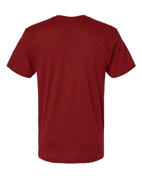 LAT 6901 Unisex Fine Jersey Tee - Cardinal Blackout - back