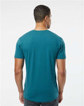 LAT 6901 Unisex Fine Jersey Tee - Oceanside - model back