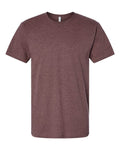 LAT 6901 Unisex Fine Jersey Tee - Sangria Blackout - front