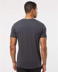 LAT 6901 Unisex Fine Jersey Tee - Slate - model back