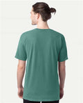Hanes GDH100 Men's Garment-Dyed T-Shirt - Cactus - model back