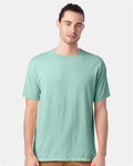 Hanes GDH100 Men's Garment-Dyed T-Shirt - Honeydew - model front