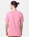 Hanes GDH100 Men's Garment-Dyed T-Shirt - Cotton Candy - model back